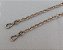 ALÇA P/ BOLSA DE ALUMÍNIO GOTA 2.8MM C/ MOSQUETÃO  1 MT (CORES) - Imagem 4