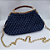 BOLSA DE CROCHÊ PARIS AZUL REF. 01 - Imagem 1