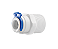 Conector Adaptador Reto Rosca externa 1/2'' com  engate rápido 3/8" - Imagem 3