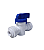 Registro em linha 1/4" x 3/8" - Imagem 1