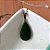 Colar folha esqueletizada - verde escuro - Imagem 3