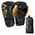 Luva de Boxe Muay Thai Pretorian Black Line Gold 16 OZ - Imagem 2