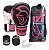 Kit Muay Thai Boxe Pretorian Luva Performance Rosa 14 OZ - Imagem 1