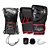 Kit Muay Thai Boxe Naja Luva Preta E Vermelha 12 Oz - Imagem 1