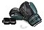 Kit Muay Thai Boxe Pretorian Luva First  Pta E Verde 10 Oz - Imagem 1