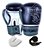 Kit Muay Thai Boxe Pretorian Luva First  Pta E Verde 10 Oz - Imagem 2
