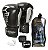 Kit Muay Thai Boxe Pretorian Luva Elite Pta e Prata 14 Oz - Imagem 1