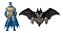 Batman  Mini Figura De Luxo 10 Cm Com Armadura Sunny 2183 - Imagem 1