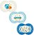 Chupeta Mam Day E Brilha Escuro 6+ Meses Kit Com 3 Und. 2951 - Imagem 1