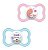 Chupeta Mam Bico Meninas Air 6+ Meses Dupla Rosa 2836 - Imagem 2