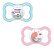 Chupeta Mam Bico Meninas Air 6+ Meses Dupla Rosa 2836 - Imagem 1