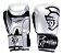 Luva Boxe/Muay Thai Pretorian Elite Prata e  Preto 12 Oz - Imagem 1