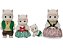Sylvanian Families Familia Das Alpacas Epoch 5358 - Imagem 1