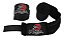 Kit Muay Thai Boxe Naja Luva Preta e Azul 14 OZ - Imagem 5
