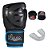 Kit Muay Thai Boxe Naja Luva Preta e Azul 14 OZ - Imagem 2