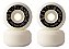 Rodinha De Skate 52mm 55d White Moska Diego Fontes Kit Com 4 - Imagem 1