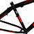Kit GTA Quadro Tamanho 17 Aro 29 Nx11 Preto/Vermelho Mtb - Imagem 2