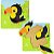Quebra- Cabeça Baby Tucano 3 Peças Babebi 8017 - Imagem 1