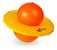 Brinquedo Clássico Pogobol Estrela Amarelo E Laranja - Imagem 1