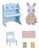 Sylvanian Families Conjunto Escrivaninha Menina Coelho Neve - Imagem 4