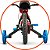 Bicicleta Aro 12 Veloz Nathor Menino Azul com Rodinhas - Imagem 4