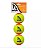 Bola De Beach Tennis Shark Pack 3 Bolas - Imagem 1