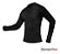Camiseta Curtlo Thermoplus Manga Longa Masculino Preto M - Imagem 3