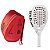 Kit Raquete De Padel Wilson Bela Lt V2 e Raqueteira Bela - Imagem 1