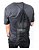 Kit Luva Muay Thai Boxe Naja Black Line 10 Oz Bucal Bandagem - Imagem 7