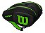 Raqueteira Wilson Team Padel - Beach Tênis - Preta E Verde - Imagem 1