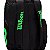 Raqueteira Wilson Team Padel - Beach Tênis - Preta E Verde - Imagem 2