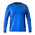 Camiseta Curtlo Active Sense Manga Longa Azul Royal GG - Imagem 1