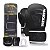 Kit Luva Boxe e Muay Thai First FX2 Pretorian Preto e Prata - Imagem 1