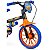 Bicicleta Infantil Aro 12 Nathor Hot Wheels - Imagem 3