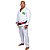 Kimono de Jiu Jitsu KVRA Brasileiro Branco - Imagem 4