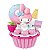 Bloco de Montar Cupcake de Morango da My Melody Keepplay - Imagem 3