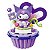 Bloco de Montar Cupcake de Uva da Kuromi Keepplay - Imagem 4