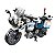 Bloco de Montar Motocicleta da Polícia Mine City Keepplay - Imagem 3