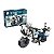 Bloco de Montar Motocicleta da Polícia Mine City Keepplay - Imagem 2