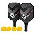 Kit Pickleball Performance 2 Raquetes 4 Bolas e Bolsa Vollo - Imagem 2