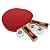 Kit 2 Raquetes Impulse de Tênis de Mesa Vollo e 3 bolas - Imagem 3