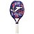 Raquete de Beach Tennis Rio Joma Fibra de Vidro Roxo e Rosa - Imagem 1