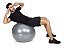 Bola De Ginástica  Gym Ball 65 Cm Cinza C/ Bomba - Vollo - Imagem 2