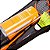 Kit Badminton Vollo  2 Raq. 3 Petecas De Nylon Vb002 - Imagem 2