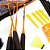 Kit Badminton Vollo 4 Raq. 3 Petecas De Nylon Rede E Suporte - Imagem 3