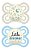 Kit Chupeta Mam Perfect Night Dupla 0-6 Meses Menino 2975 - Imagem 1
