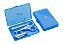 Kit Manicure Infantil Com Estojo  Azul Lolly - Imagem 1