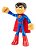 Super Man Flexível 10 Cm Dc Liga Da Justiça - Mattel - Imagem 3