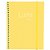 Caderno Colegial 1 Matéria Lumi Smart Amarelo 80 Folhas Kit - Imagem 1