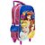 Mochila 3D Com Rodinhas Escolar Princesas Disney Xeryus - Imagem 2